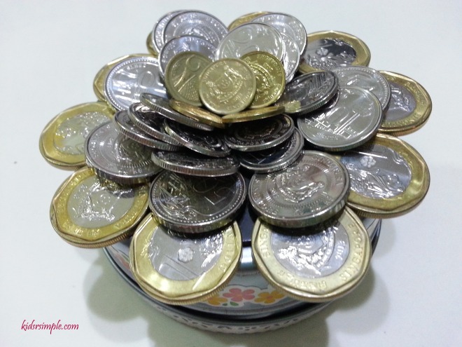 Flower coins